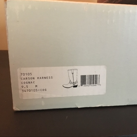 Frye carson harness western mid calf riding boot size 9.5 EUC - Picture 3 of 8